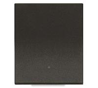 VIMAR 30012.2G Linea invertitore illuminabile 1 polo 2 m allineato, nero