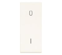 Vimar 30016.B LINEA Interruttore illuminabile, Max 250 W per lampade con alimentatore integrato (IEC 60669-1:2017), bianco