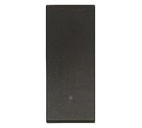 Vimar Deviatore basculante 30024.G Linea illuminabile, Max 100W, con alimentatore integrato, nero