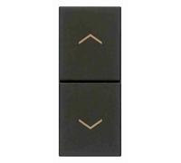 VIMAR - 30062.G Due pulsanti interbl. NO+NO 10A nero