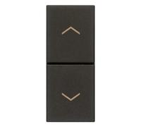 Vimar Linea 30062.G Due pulsanti interbloccati NO+NO 10A nero