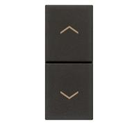 Vimar Linea 30062.G Due pulsanti interbloccati NO+NO 10A nero