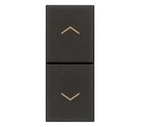 Vimar Linea 30062.G Due pulsanti interbloccati NO+NO 10A nero