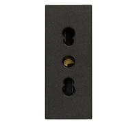 Presa 2P+T 16A P17/11 nero serie Linea Vimar 30203.G