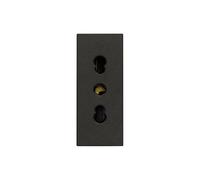 Presa 2P+T 16A P17/11 nero serie Linea Vimar 30203.G