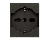 Vimar Linea 30210.G Presa 2P+T 16A universale nero