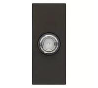 Presa coassiale tipo F nero nero compatibile serie Linea tipo vimar 30318.G