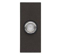 Presa coassiale tipo F nero nero compatibile serie Linea tipo vimar 30318.G