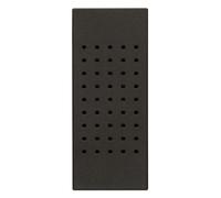 Vimar 30370.G LINEA Suoneria/ronzatore, funzione settabile staccando e ruotando il coperchio di 180°, alimentazione 12 V~ (SELV) 50-60 Hz, nero