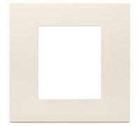 Placca 2 MODULI CANAPA SERIE LINEA VIMAR 30642.01