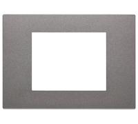 Placca 3 MODULI metal verniciato SERIE LINEA VIMAR 30653.22
