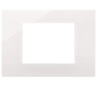 Placca tre moduli Vimar Reflex in tecnopolimero bianco Bianco