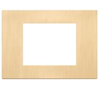 Placca 3 MODULI oro spazzolato SERIE LINEA VIMAR 30653.70