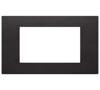 Vimar 30654.02 LINEA Placca 4M, 14,66x8,8x1,04cm, Tecnopolimero, Nero