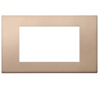 Vimar 30654.71 LINEA Placca 4M, 14,66x8,8x1,03cm, Metallo, Bronzo Opaco