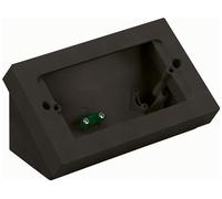 Vimar 30784.G Linea Scatola inclinata da tavolo, installazione 4 moduli, in doppia versione: 1-profondità massima 32 mm, 2-profondità massima 44 mm, Da completare con supporto e placca.