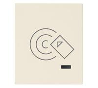 VIMAR 30812.C Linea lettore smart RFID per controllo accessi, 2 m, canapa