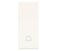 Tasto 1M allin. simb. campanello bianco - VIW 31000.CB