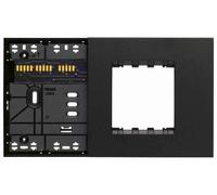 VIMAR - 32614.G Supporto XT 4M misto con placca nero