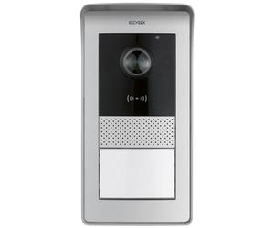 Vimar 42920.P Targa audiovideo per videocitofono vivavoce a colori LCD 7", funzione apri porta RFID, con cornice parapioggia, 1 pulsante, installazione a parete