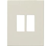 Vimar 8000 placca 2M resina scatto tonda colore avorio Avorio