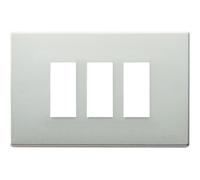 Vimar 8000 placca 3M alluminio anodizzato scatto colore oro Alluminio dorato