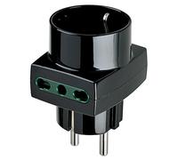 Vimar - Adattatore Array S17 + 2 poli 17/11 + P30 Nero