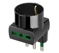 VIMAR Adattatore Multiplo S17+2p17/11+P30 Nero