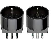 VIMAR Adattatore Spina 10a Presa Schuko Nero (Confezione da 2)