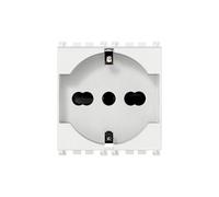 Vimar Presa 2Pcon T 16A Universale, Bianco