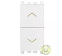 Vimar Due Pulsanti Interblocchi. Nocon no 10A, Bianco