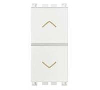 Vimar Commutatore Arkè 19060.B 2P 10AX, 2 tasti, frecce direzionali, bianco