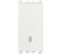 Vimar Arkè interruttore 1P 16 AX 250 V tasto sostituibile colore bianco Bianco