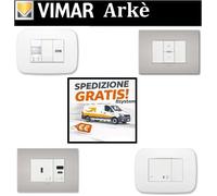 VIMAR ARKé ORIGINALE BIANCO 19062 19210 19066 ASSIALE USB RJ GRATIS