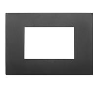 Vimar Arké placca Classic 3M tecnopolimero colore nero Nero