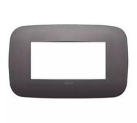 VIMAR ARKE - PLACCA ROUND 4M NICHEL DARK