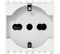 Vimar Arké presa 2P+T 16A 250 V universale colore bianco Bianco