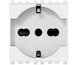 Vimar Arké presa 2P+T 16A 250 V universale colore bianco Bianco