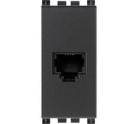 Vimar Arké presa RJ11 6/4 (6 posizioni 4 contatti) colore grigio Grigio