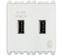 Vimar Arkè unità alimentazione USB 2M 5V2,1A colore bianco Bianco