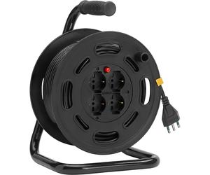 Vimar AVVOLGICAVO 4 PRESE 16A UNIVERSALI CON CAVO 30m 3X1,5 H05VVF CON DISGIUNTORE