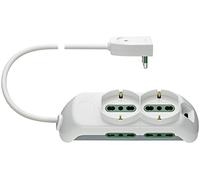 VIMAR C.B FP00520.CB Mobile Multipla 2 Presa Universale, 4P17/11 e Spb17, Cavo da 1,5 m, Senza USB, Bianco