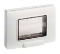 VIMAR CALOTTA STAGNA IP55 3 MODULI GRIGIO RAL 7035 EIKON, ARKE PLANA. 14943