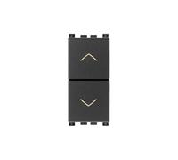 Due pulsanti interblocc.NO+NO 10A grigio - VIW 19062