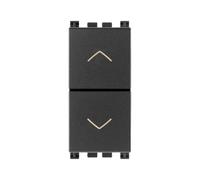 Due pulsanti interblocc.NO+NO 10A grigio - VIW 19062