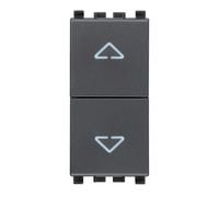 VIMAR EIKON 20062 DOPPIO PULSANTE INTERBLOCCATI NO+NO 10A 250V CON FRECCE