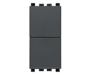 Vimar Eikon 20066 Due pulsanti indipend. NO+NO 10A grigio
