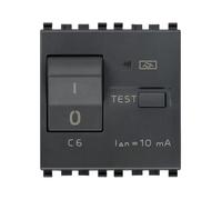 Vimar Eikon 20411.06 Interruttore Magnetotermico Differenziale 1P N C6 10Ma Grig
