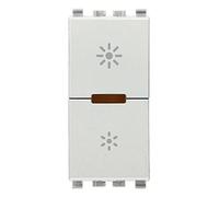 VIMAR EIKON NEXT DIMMER REGOLATORE MASTER UNIVERSALE 230V PULSANTE ARGENTO