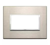 Placca 4M bronzo chiaro Vimar Eikon Evo 21654.04